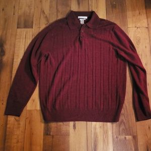 Geoffrey Beene super soft long sleeve polo